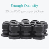 PG 16 Cable Gland - 20 Pcs Waterproof Wire Glands Connector Fitting - Lantee Online Store