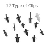 350 Pcs Car Clips - 12 Types of Fasteners for Toyota Mercedes Ford BMW - Lantee Online Store