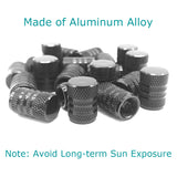 20 Pcs Black Aluminium Tire Valve Stem Caps - Lantee Online Store