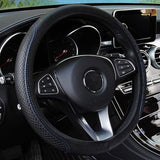 15 inch Anti-Slip Leather Car Steering Wheel Cover