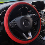 15 inch Anti-Slip Leather Car Steering Wheel Cover