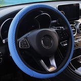15 inch Anti-Slip Leather Car Steering Wheel Cover