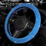 38cm  Rhinestone Diamond Non-Slip Car Steering Wheel Cover