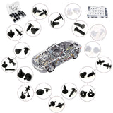 415pcs Car Bumper Retainer Clips & Fasteners Set with Tools