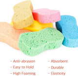 Lantee Large Sponges - High Foam Car Cleaning Washing Sponge Pad