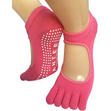 Lantee Open Foot Non Slip Toe Pilates Yoga Socks with Grips for Women, Pack of 4 - Lantee Online Store