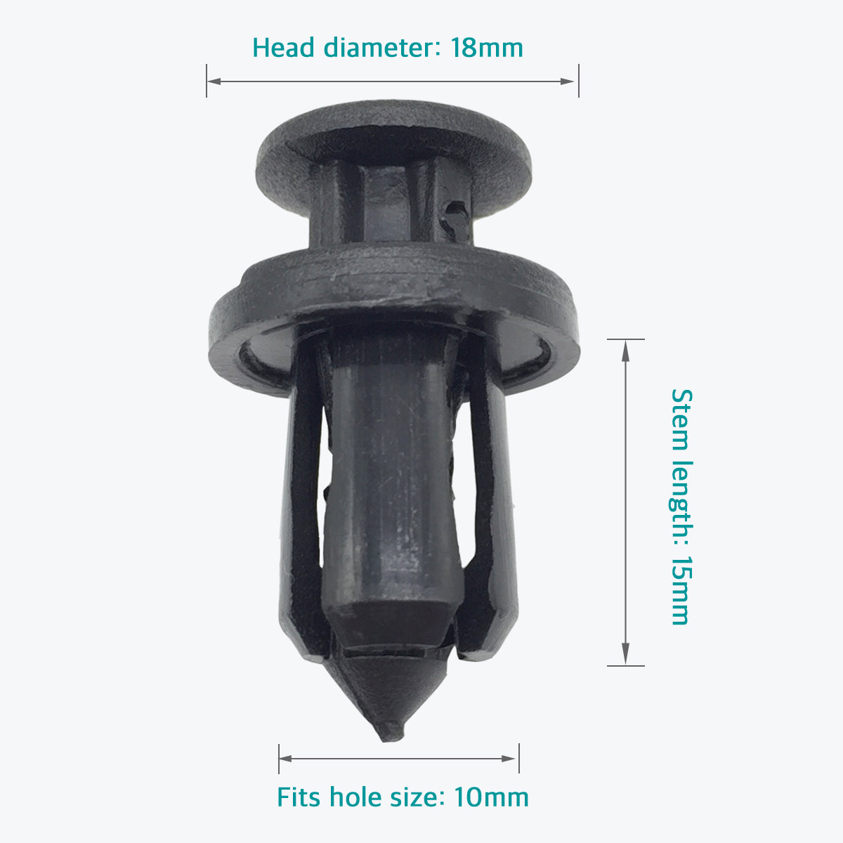 25 Bumper & Fascia Clip Push Type Retainer Fastener Fits For - Foto 13