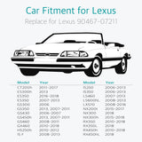 Lantee 50 Pcs 7mm Bumper, Radiator Cover & Grille Push-Type Retainer Clips for Lexus 90467-07211 - Lantee Online Store