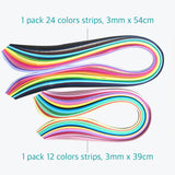 20 Set of Quilling Paper Kits - 8 Pack 3mm 960 Strips & 12 Tools - Lantee Online Store