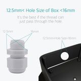 PG 7 Cable Gland - 20 Pcs White Plastic Nylon Waterproof Wire Glands - Lantee Online Store