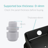 PG 7 Cable Gland - 20 Pcs White Plastic Nylon Waterproof Wire Glands - Lantee Online Store