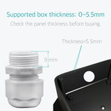 20 Pcs White PG 13.5 Cable Gland Fit for 6mm to 12mm Cable Range - Lantee Online Store