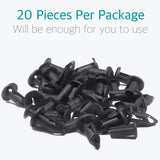 20 Pcs Black Nylon Retainer Clips for GM 21075686 Ford F3LY-14570-B - Lantee Online Store