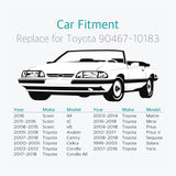 100 Front Fender Liner Retainer for Toyota 9046710183 & GM 88970767 - Lantee Online Store