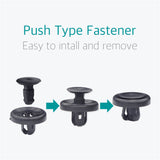 100 Front Fender Liner Retainer for Toyota 9046710183 & GM 88970767 - Lantee Online Store