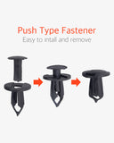 10 Pcs 8mm Universal Nylon Bumper Fastener Rivet Retainer Clips