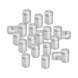 20 Pcs Silver Tone Stainless Steel 19 x 30mm Standoff Hardware Mounts - Lantee Online Store