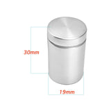 20 Pcs Silver Tone Stainless Steel 19 x 30mm Standoff Hardware Mounts - Lantee Online Store