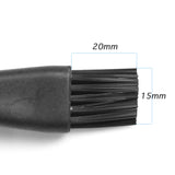 10 Pieces Black Plastic Round Handle Anti Static ESD Brush - Lantee Online Store
