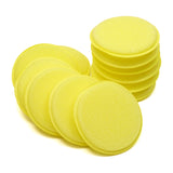 Car Wax Applicator - 24 Pcs Round Sponge Wax Applicator Pads Yellow - Lantee Online Store