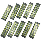 10 Pcs 8 Pos. Double Row Screw Terminal Barrier Strip 600V 25A - Lantee Online Store