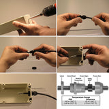 50 Pcs Waterproof Cable Glands Joints, PG7, PG9, PG11, PG13.5, PG16 - Lantee Online Store