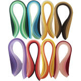 Paper Quilling Art Strips Set Pack of 8 (8 Series Colors) - Lantee Online Store
